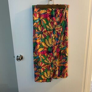Anthropologie Farm Rio Getaway Midi Skirt S